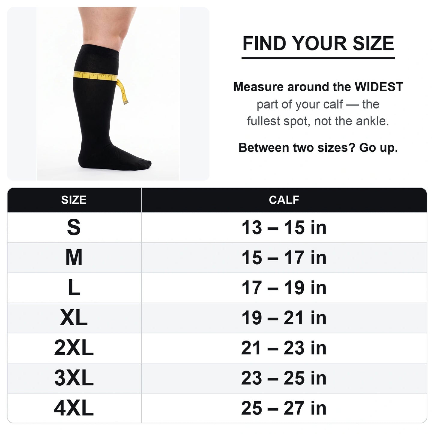 Comfy Calf Socks – Soft Wide-Calf Compression That Stays Up On Swollen Legs