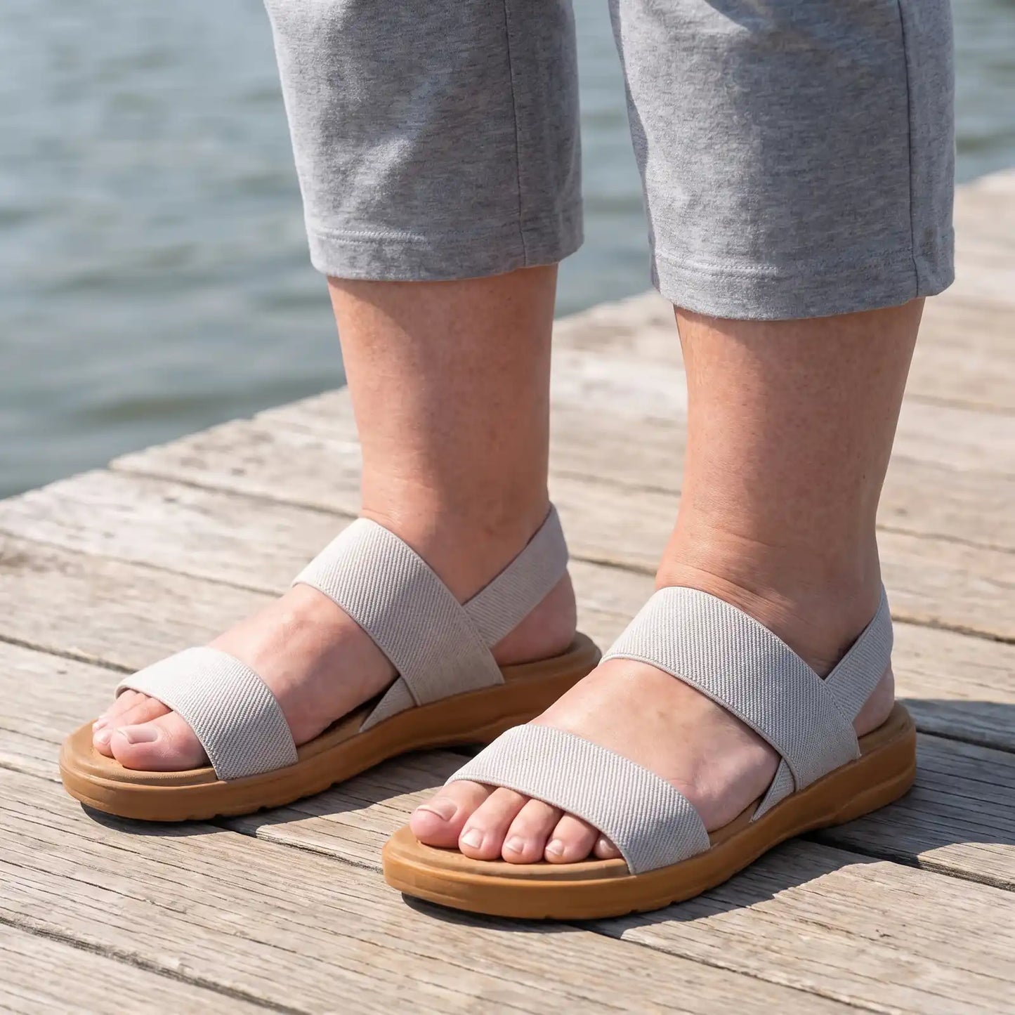 Free Stride Sandals - Lightweight Stretch Sandals for All-Day Comfort