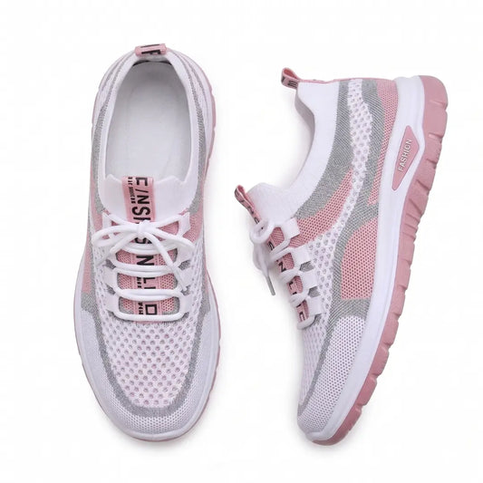 Elastic Ease Sneakers - Flexible everyday sneakers with breathable comfort and easy slip-on wear