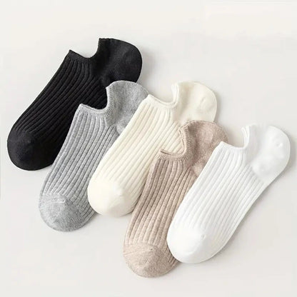 5 Pairs of Socks - Soft Neutrals Set