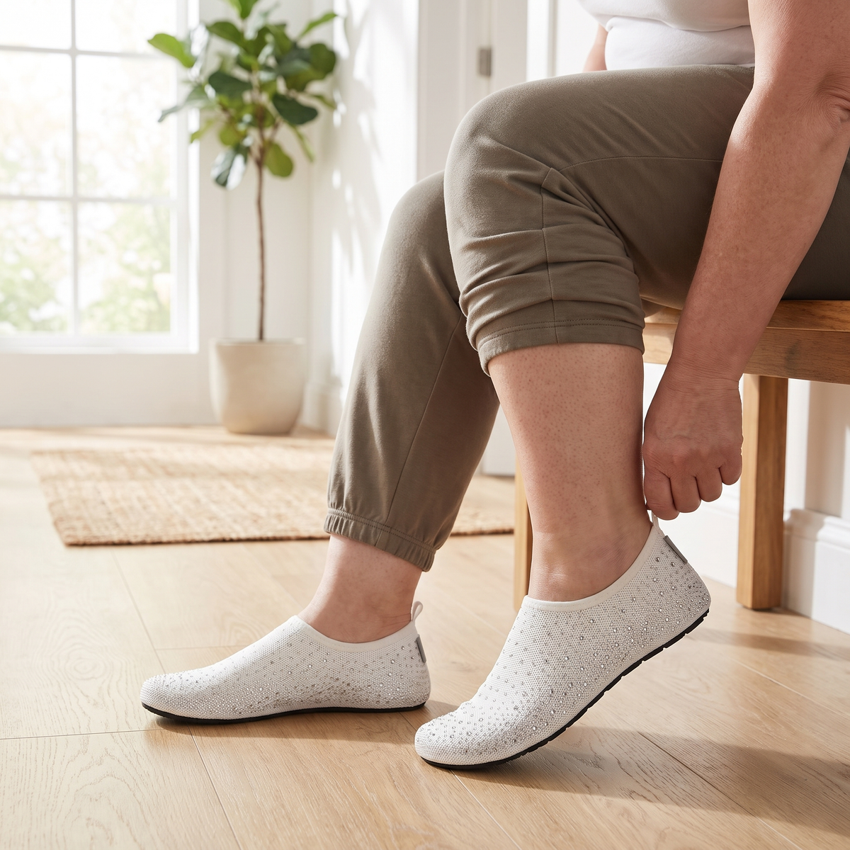 Cloud Aqua slip on