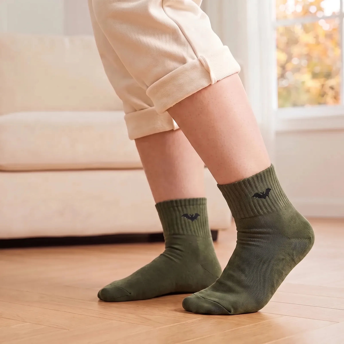Halloween socks ankle height