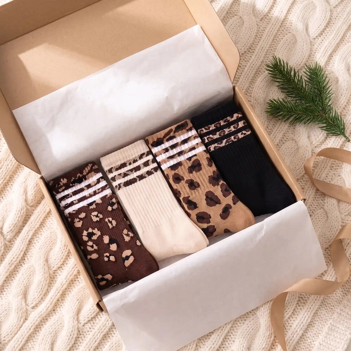 Four pairs packed in a gift box