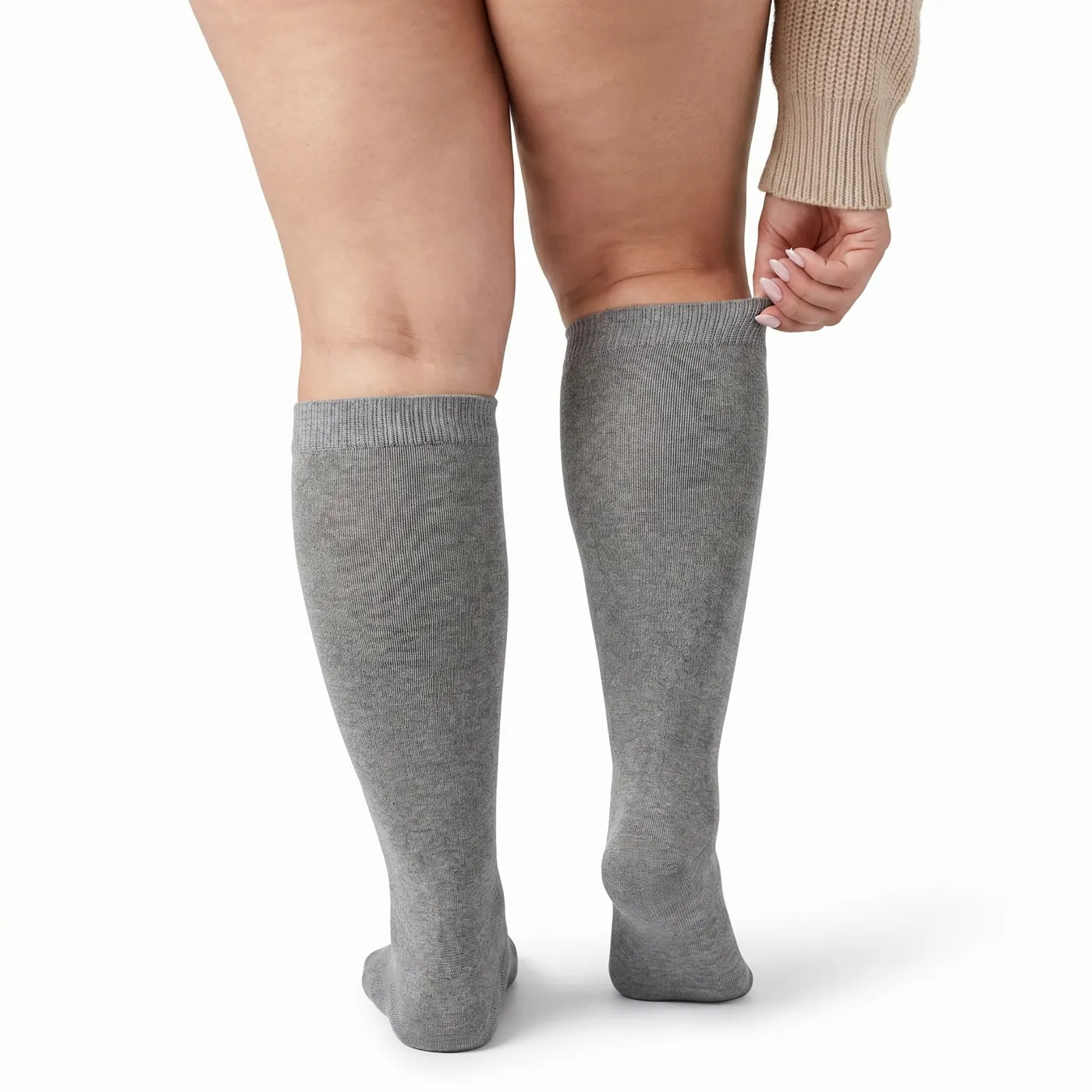 Nimbao Wide Compression Socks - Gray