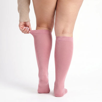 Nimbao Wide Compression Socks - Pink